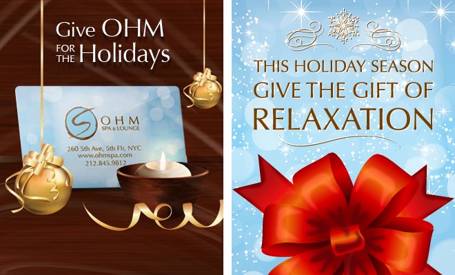 Ohm Spa homepage